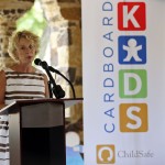 Kim Aberthany of ChildSafe at Cardboard Kids Campaign 2015 Press Conference